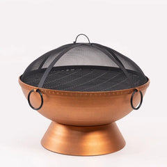 Deko Living 31" Round Outdoor Steel Woodburning Firebowl / Firepit - COB10512