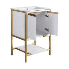 Swiss Madison Marseille 24 Bathroom Vanity in White - SM-BV217WBG - The Home Selection