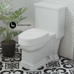 Swiss Madison Voltaire One-Piece Elongated Toilet Side Flush 1.28 gpf - SM-1T114 - The Home Selection