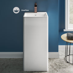 Swiss Madison Concorde One-Piece Pedestal Sink - SM-PS312 - The Home Selection
