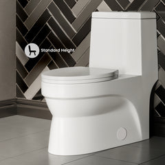 Swiss Madison Virage One-Piece Elongated Toilet Vortex™ Dual-Flush 1.1/1.6 gpf - SM-1T118 - The Home Selection