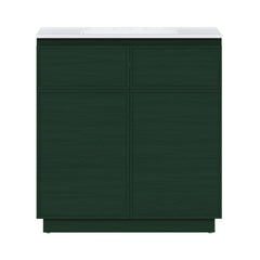 Swiss Madison St. Tropez 36" Freestanding Bathroom Vanity with 3-Hole Widespread Sink Top - SM-BV0802