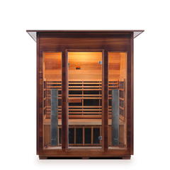 Enlighten Full Spectrum Infrared Sauna - Rustic 3 Indoor