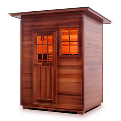 Enlighten Outdoor Full Spectrum Infrared Sauna - SIERRA 3 Slope