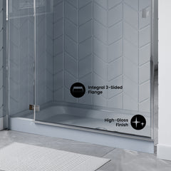 Swiss Madison Voltaire 60 x 30 Single-Threshold, Center Drain, Shower Base - SM-SB518 - The Home Selection