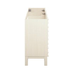 Swiss Madison Cascade 48" Freestanding Bathroom Vanity Cabinet without Top in White Oak - SM-CO8607WO