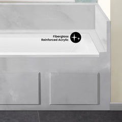 Swiss Madison Voltaire 60" X 32" Left-Hand Drain Alcove Bathtub - SM-DB563 - The Home Selection