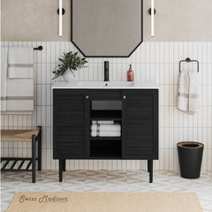 Swiss Madison Bron 36" Freestanding Bathroom Vanity with Sink Top - SM-BV6202