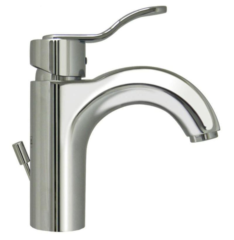 Whitehaus Wavehaus Single Hole/Single Lever Lavatory Faucet with Pop-up Waste - 3-04040