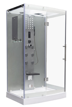 Mesa 47" Rectangular Free Standing Walk-In Steam Shower - WS-300