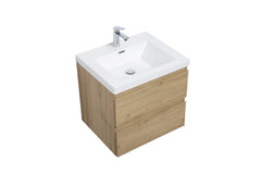 Laviva Aurora 24" Wall Hung Bathroom Vanity with White Acrylic Countertop - Gallery
