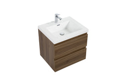 Laviva Aurora 24" Wall Hung Bathroom Vanity with White Acrylic Countertop - Gallery