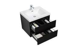 Laviva Aurora 30" Wall Hung Bathroom Vanity with White Acrylic Countertop - Gallery