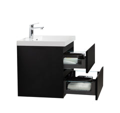 Laviva Aurora 30" Wall Hung Bathroom Vanity with White Acrylic Countertop - Gallery