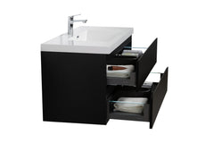 Laviva Aurora 42" Wall Hung Bathroom Vanity with White Acrylic Countertop - Gallery