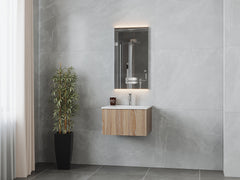 Laviva Legno 24" Bathroom Vanity with Matte White VIVA Stone Solid Surface Countertop - Gallery