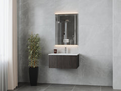 Laviva Legno 30" Bathroom Vanity with Matte White VIVA Stone Solid Surface Countertop - Gallery
