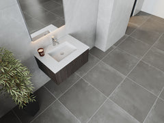Laviva Legno 30" Bathroom Vanity with Matte White VIVA Stone Solid Surface Countertop - Gallery