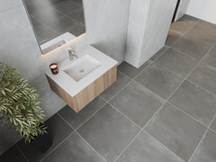 Laviva Legno 30" Bathroom Vanity with Matte White VIVA Stone Solid Surface Countertop - Gallery