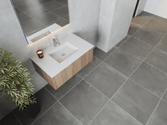 Laviva Legno 36" Bathroom Vanity with Matte White VIVA Stone Solid Surface Countertop - Gallery