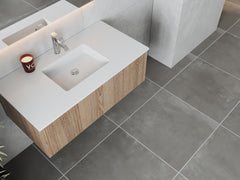 Laviva Legno 42" Bathroom Vanity with Matte White VIVA Stone Solid Surface Countertop - Gallery
