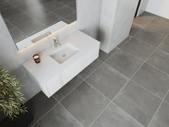 Laviva Legno 48" Bathroom Vanity with Matte White VIVA Stone Solid Surface Countertop - Gallery