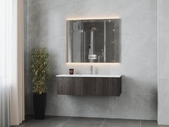 Laviva Legno 48" Bathroom Vanity with Matte White VIVA Stone Solid Surface Countertop - Gallery
