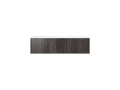Laviva Legno 54" Bathroom Vanity with Matte White VIVA Stone Solid Surface Countertop - Carbon Oak