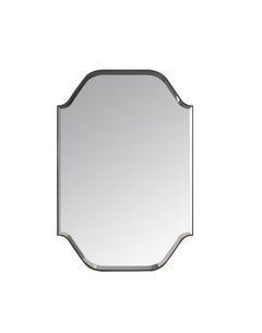 Laviva Gatsby 24" x 36" Vintage Style Metal Framed Mirror with Bevel - Matte Black