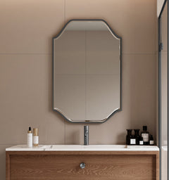Laviva Gatsby 24" x 36" Vintage Style Metal Framed Mirror with Bevel - Gallery