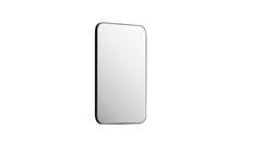 Laviva Latitude 24" x 36" Rectangular Soft Radius Metal Framed Mirror - Gallery