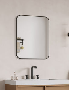 Laviva Latitude 30" x 36" Rectangular Soft Radius Metal Framed Mirror - Gallery