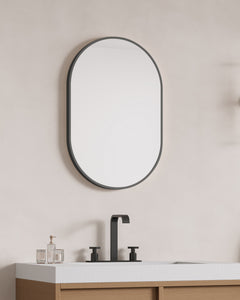 Laviva Pill 24" x 36" Oval Metal Framed Mirror - Gallery