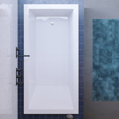 Swiss Madison Voltaire 72" x 36" Reversible Drain Drop-In Bathtub - SM-DB567 - The Home Selection