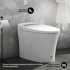 Swiss Madison Hugo Intelligent Tankless Elongated Toilet, Touchless Vortex™ Dual-Flush 1.1/1.6 gpf - SM-ST040