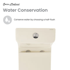 Swiss Madison Carré One-Piece Square Toilet Dual-Flush 1.1/1.6 gpf - SM-1T256 - The Home Selection