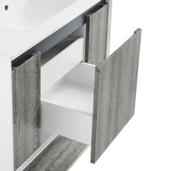 Swiss Madison Marseille 36" Bathroom Vanity in Oak - SM-BV143 - The Home Selection