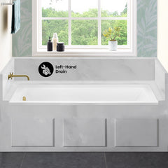 Swiss Madison Voltaire 60" X 30" Left-Hand Drain Alcove Bathtub - SM-DB559 - The Home Selection
