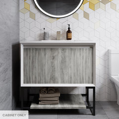 Swiss Madison Marseille 36" Bathroom Vanity in Oak - SM-BV143 - The Home Selection