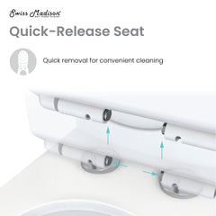 Swiss Madison Calice Two-Piece Elongated Rear Outlet Toilet Dual-Flush 0.8/1.28 gpf - SM-2T120 - The Home Selection