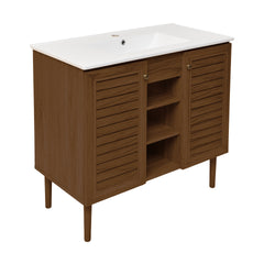 Swiss Madison Bron 36" Freestanding Bathroom Vanity with Sink Top - SM-BV6202