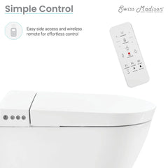 Swiss Madison Pur Smart Wall-Hung Toilet with Bidet Bundle - SM-STK0804PS