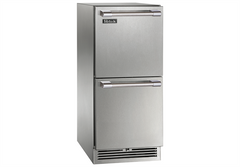 Perlick 15" Signature Series Marine & Coastal Refrigerated Drawers - Outdoor Refrigerator Drawers - HP15RM-4