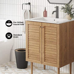 Swiss Madison Bron 24" Freestanding Bathroom with Sink Top - SM-BV373 - The Home Selection