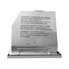 Cosmo 36" Stainless Steel Insert Range Hood with Push Button Controls - COS-36IRHP