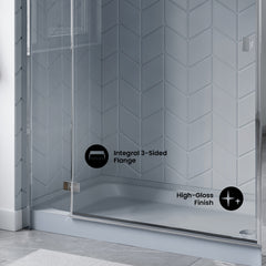 Swiss Madison Voltaire 60 x 36 Single-Threshold, Shower Base - SM-SB5 - The Home Selection