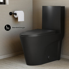 Swiss Madison St. Tropez One-Piece Elongated Toilet Vortex™ Dual-Flush 1.1/1.6 gpf - SM-1T254