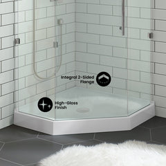 Swiss Madison Voltaire 42" X 42" Center Drain, Neo-Angle Shower Base - SM-SB534 - The Home Selection