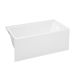Swiss Madison Voltaire 54" X 30" Right-Hand Drain Alcove Bathtub with Apron - SM-AB558 - The Home Selection