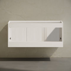 Swiss Madison Classe 48" Wall-Mounted Bathroom Vanity in White Oak without Sink Top - SM-CO2807WO
